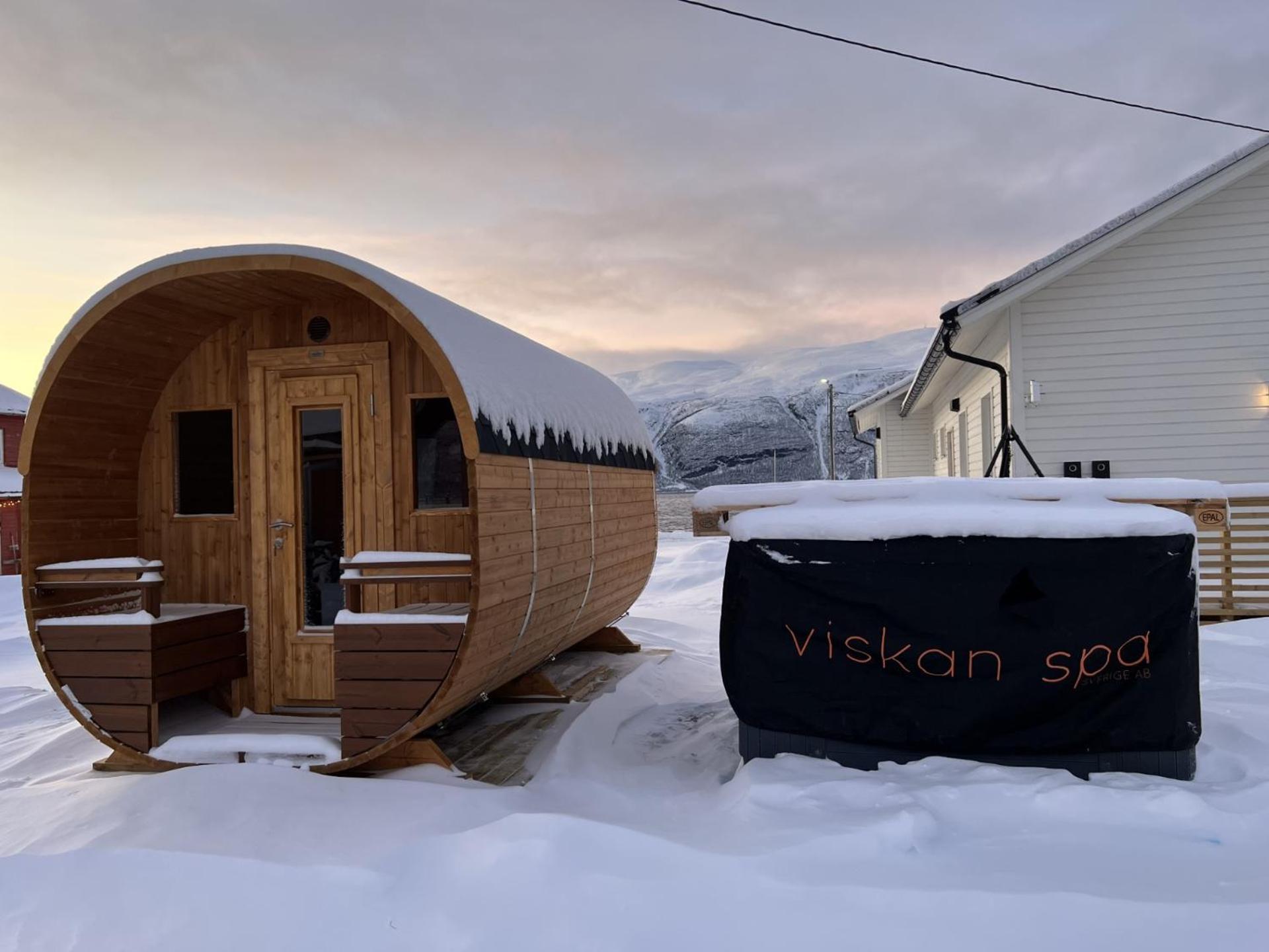 Alpan Apartments, Lyngenfjord Olderdalen Bagian luar foto