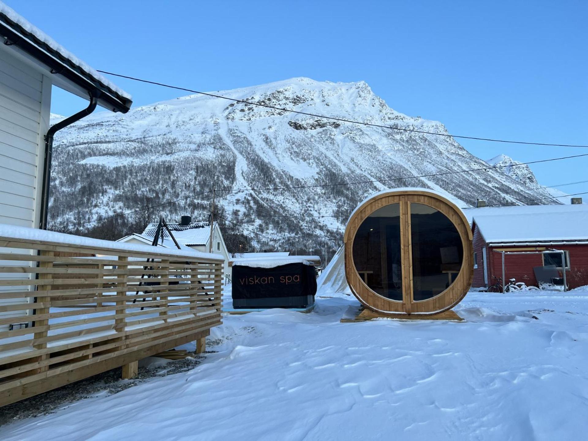 Alpan Apartments, Lyngenfjord Olderdalen Bagian luar foto