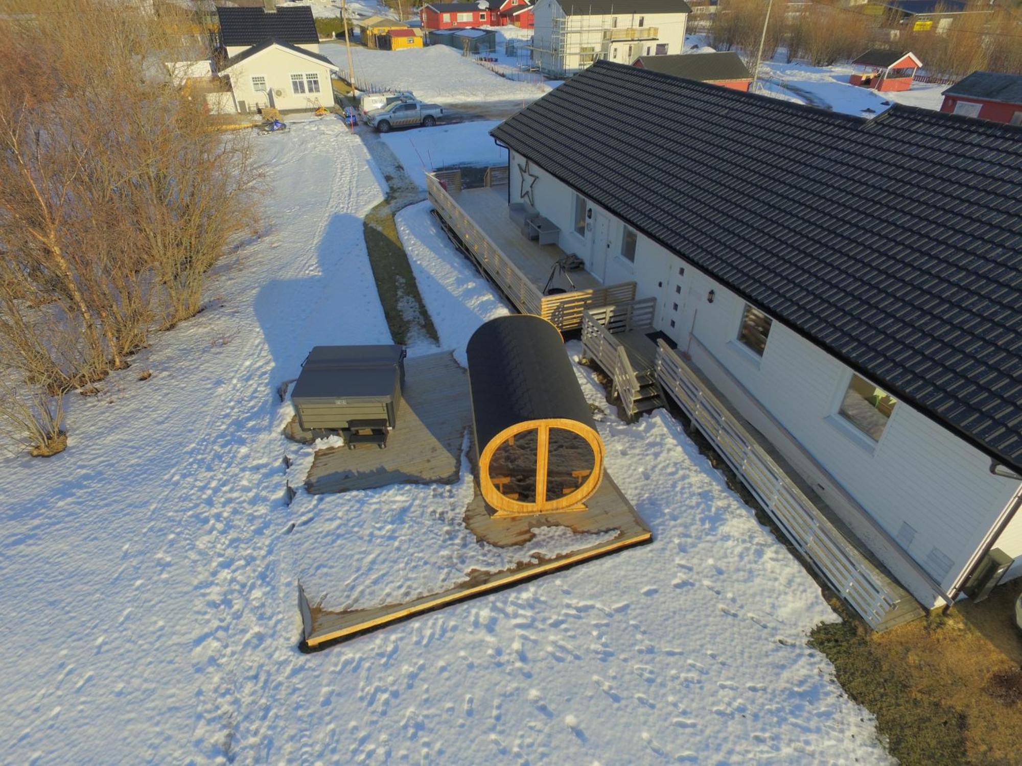 Alpan Apartments, Lyngenfjord Olderdalen Bagian luar foto
